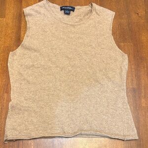 Brooks Brothers cashmere sweater tank size large